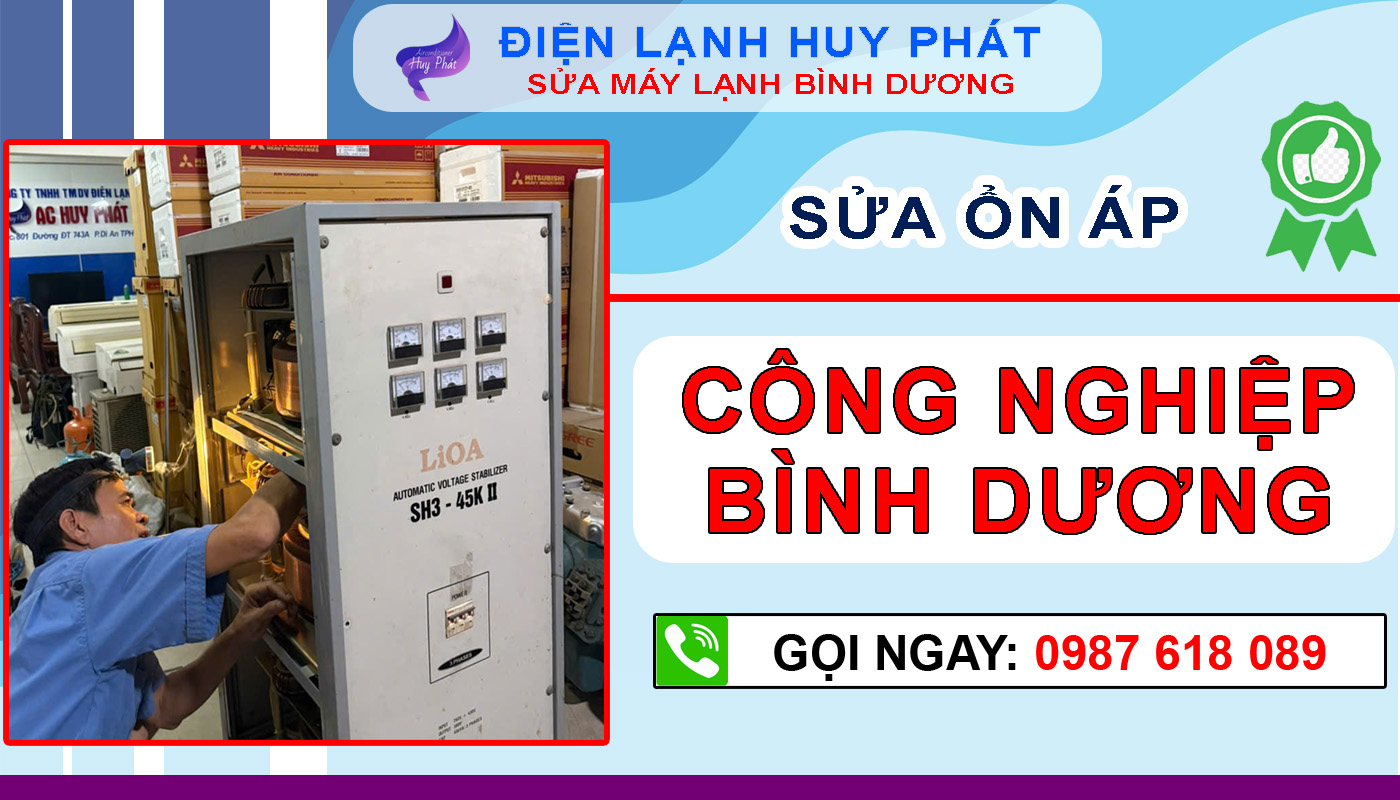 Điện lạnh Huy Phát - Chuyên sửa ổn áp tại Bình Dương