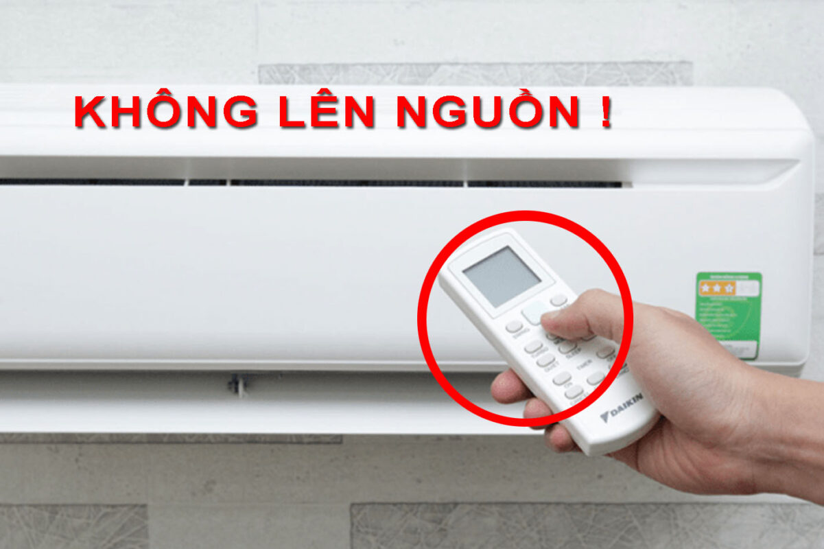 Máy lạnh không lên nguồn, không lạnh