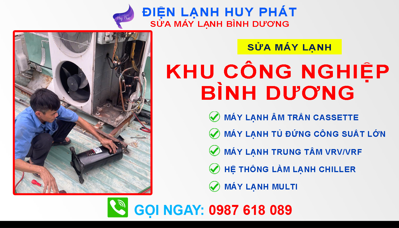 Huy Phát- Sửa máy lạnh khu công nghiệp Bình Dương