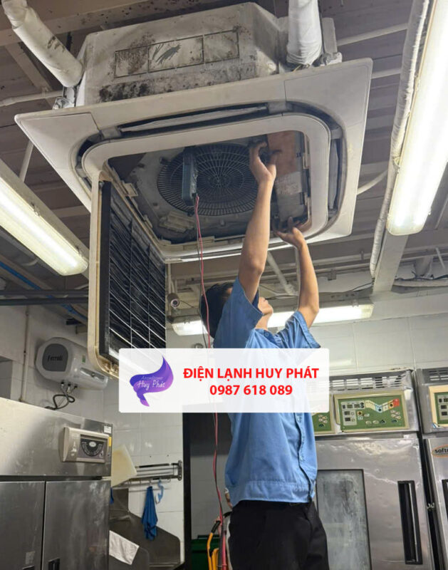 Huy Phát - Sửa máy lạnh KCN Đồng An - Bình Dương