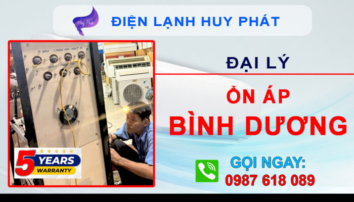 Huy Phát - Đại lý ổn áp công nghiệp Bình Dương