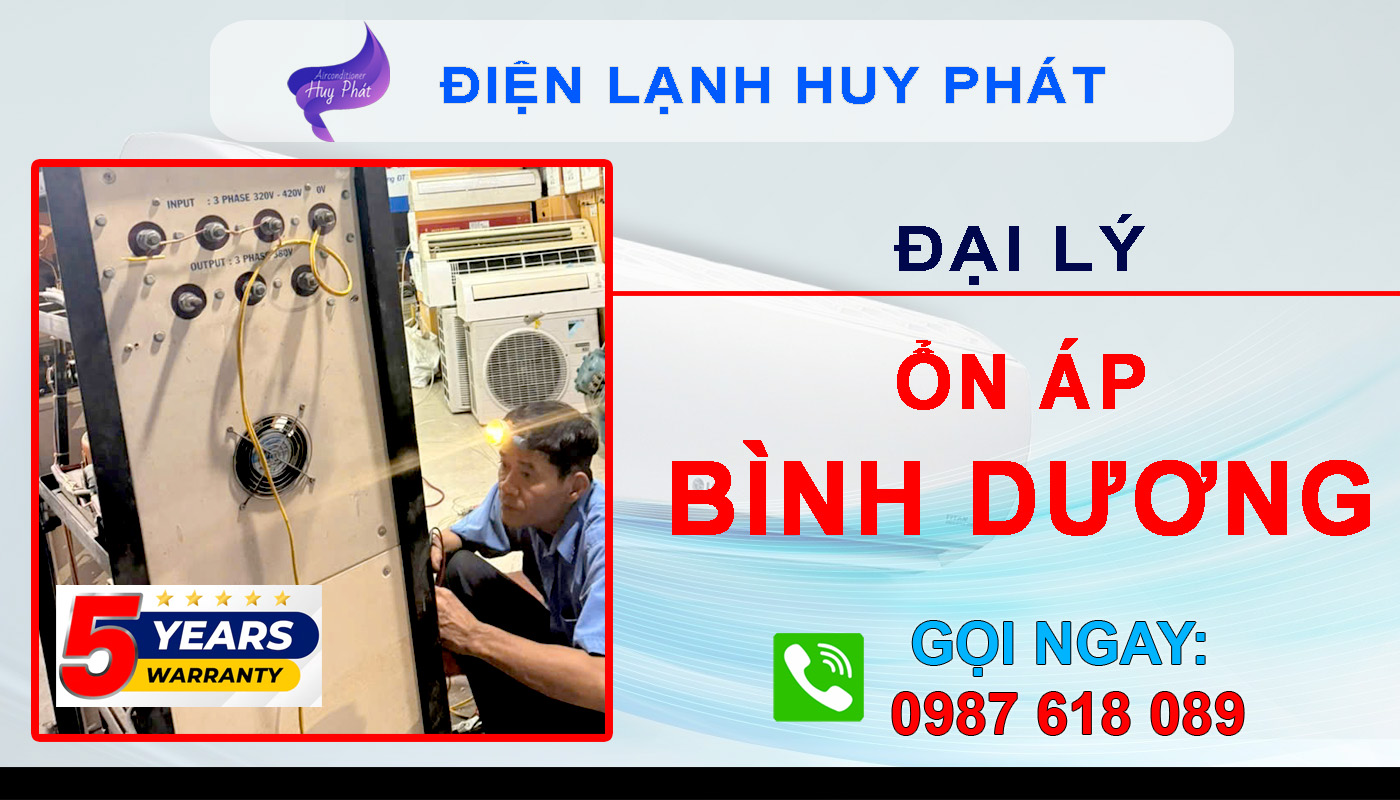 Huy Phát - Đại lý ổn áp công nghiệp Bình Dương