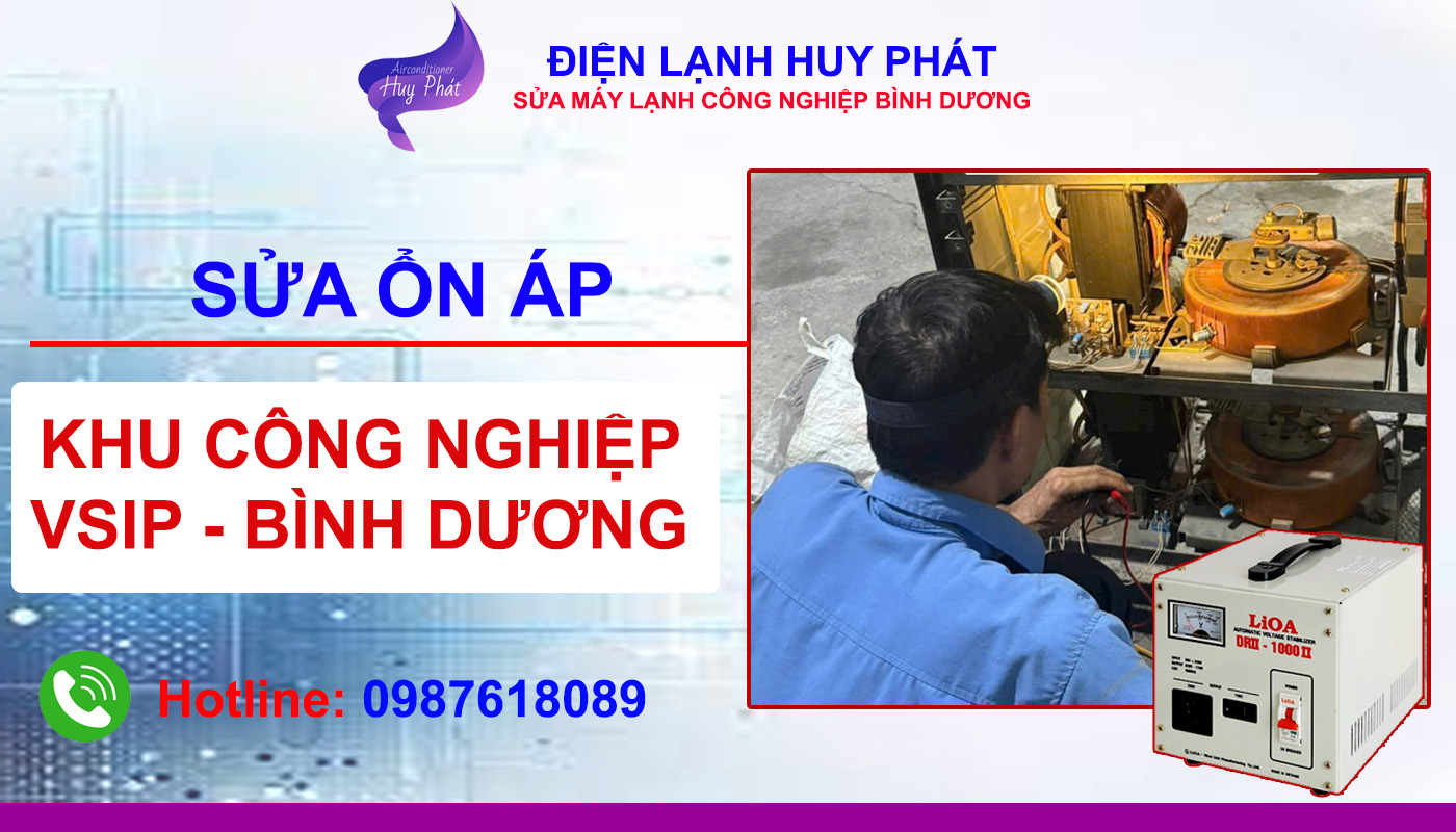 Huy Phát - Sửa ổn áp công nghiệp Vsip Bình Dương