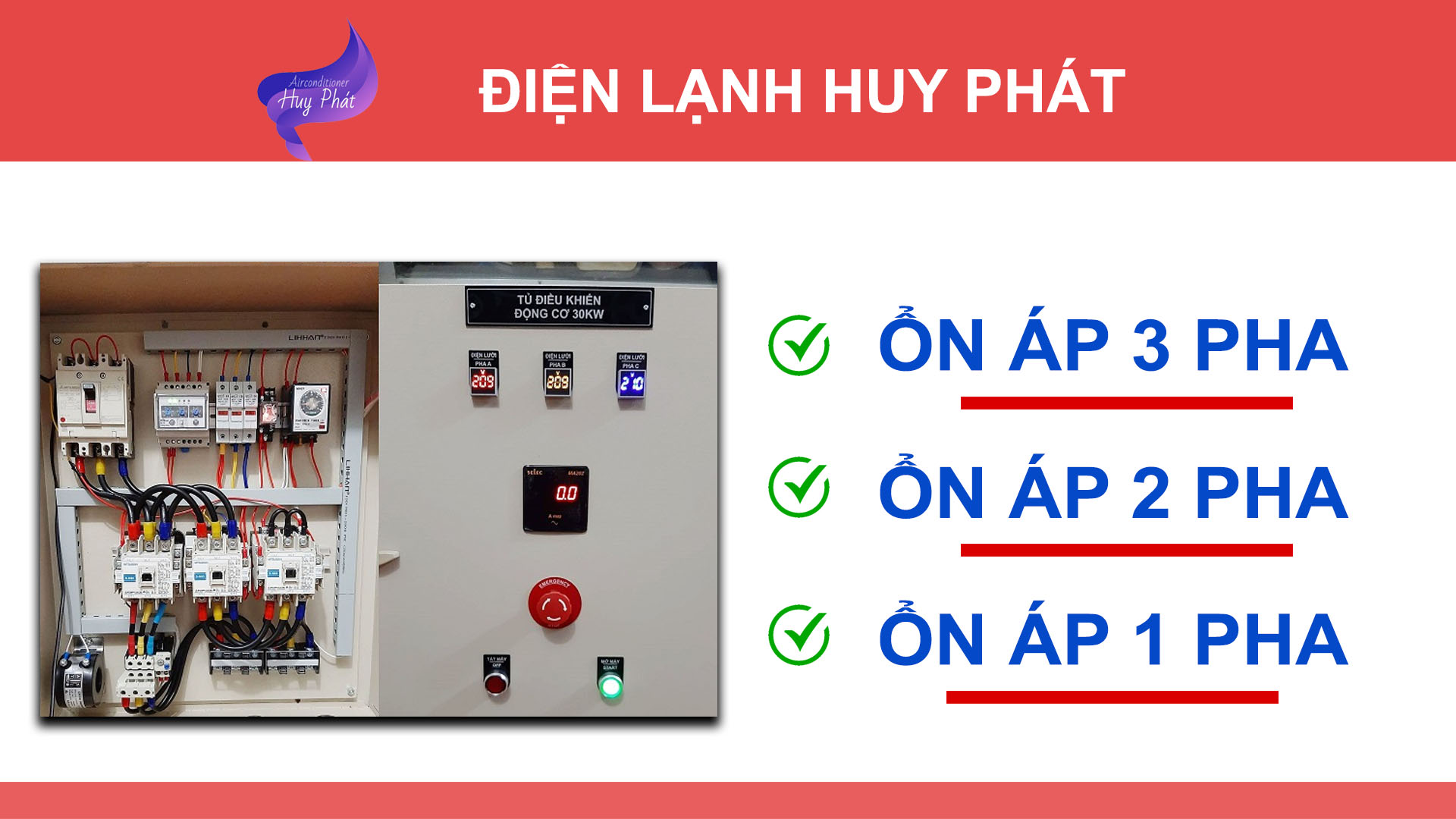 Huy Phát - Sửa ổn áp công nghiệp Vsip Bình Dương