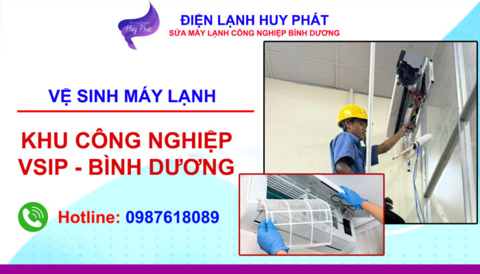 Huy Phát - Vệ sinh máy lạnh KCN Vsip Bình Dương