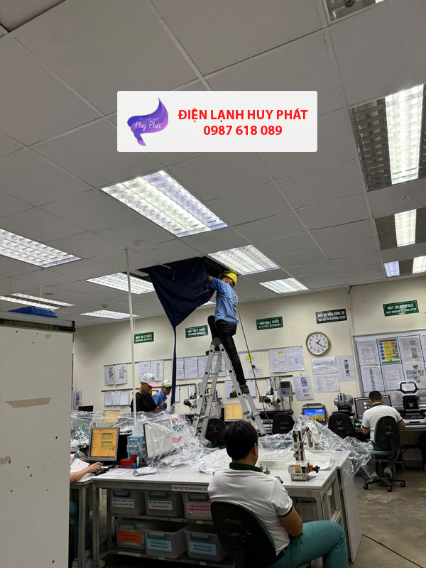 Điện lạnh Huy Phát - Bảo trì máy lạnh văn phòng Bình Dương