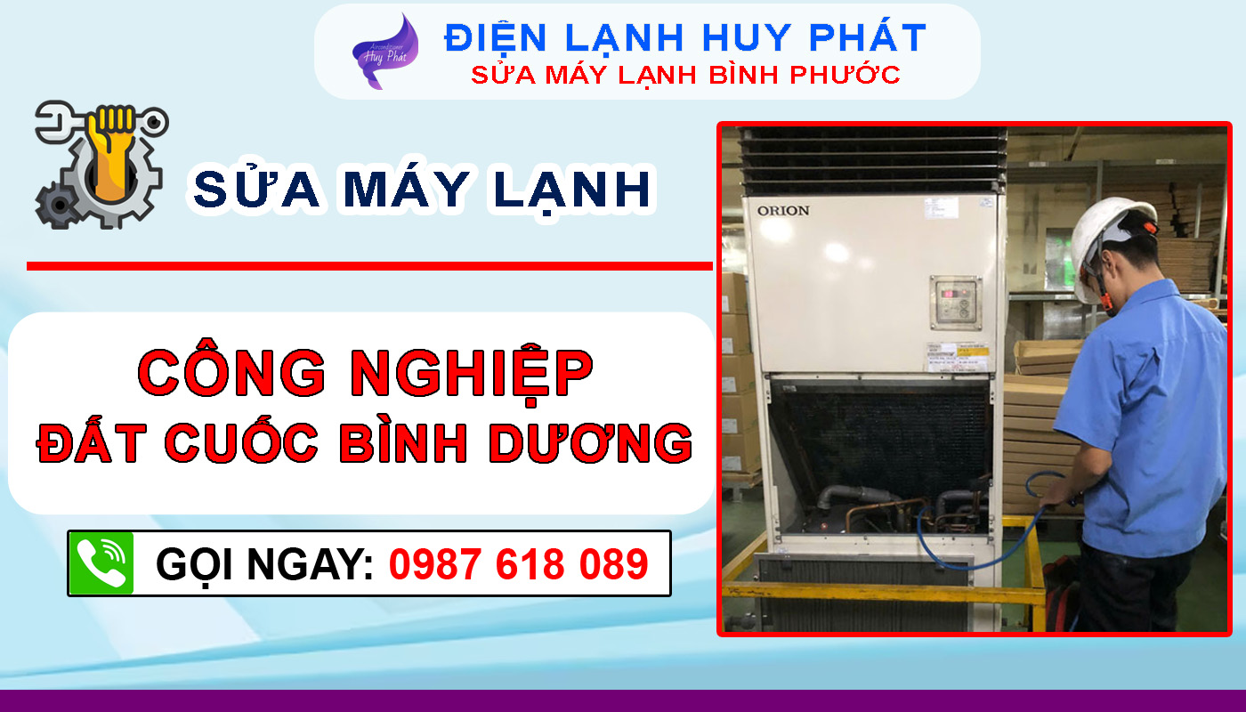 Điện lạnh Huy Phát - Sửa máy lạnh công nghiệp Đất Cuốc Bình Dương
