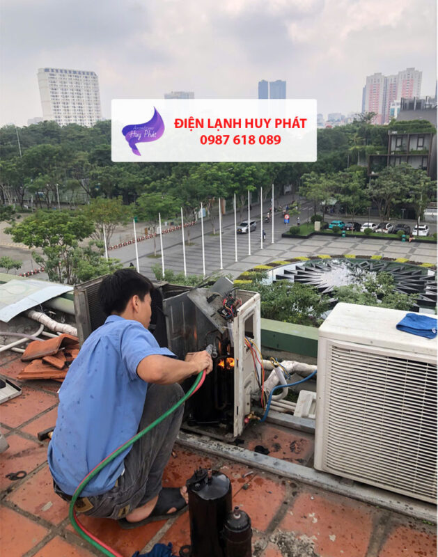 Điện lạnh Huy Phát - Sửa máy lạnh công nghiệp VSIP Bình Dương