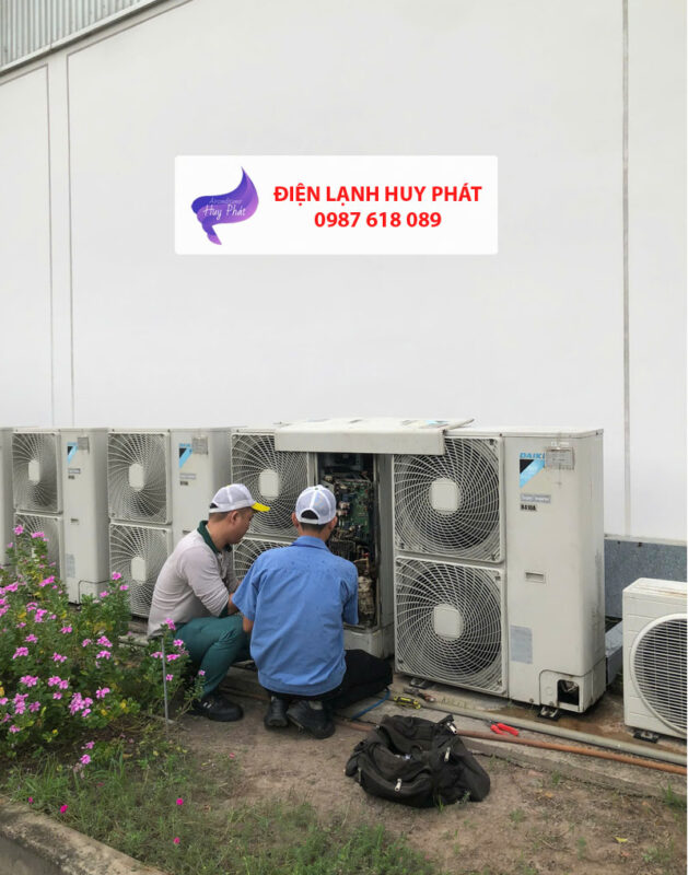 Điện lạnh Huy Phát - Sửa máy lạnh công nghiệp VSIP Bình Dương