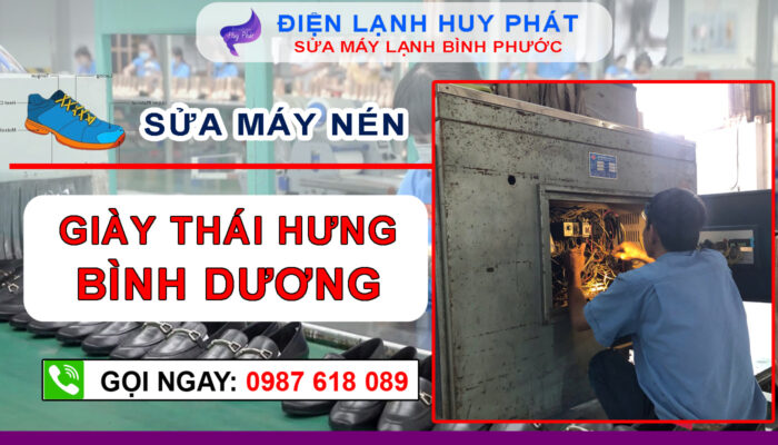 Điện lạnh Huy Phát - Thay quạt máy nén đế giày Thái Hưng Bình Dương