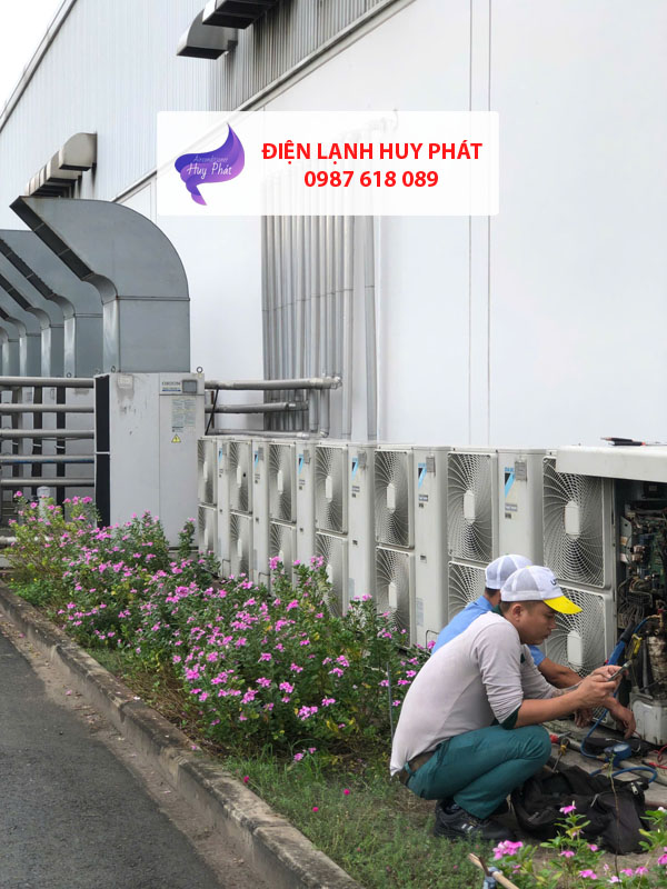 Điện lạnh Huy Phát - Sửa  máy lạnh công nghiệp Bình Dương