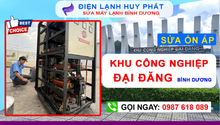 Điện lạnh Huy Phát - Sửa ổn áp công nghiệp Đại Đăng