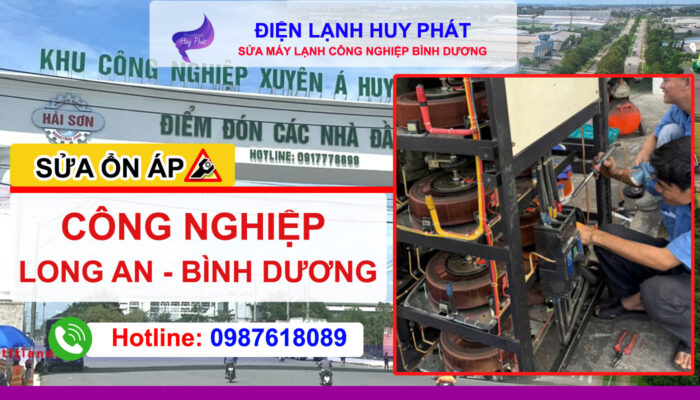 Điện lạnh Huy Phát - Sửa ổn áp công nghiệp Long An Bình Dương