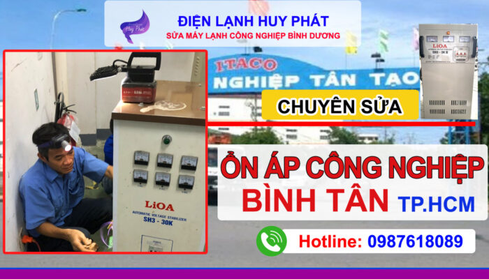 Điện lạnh Huy Phát - Chuyên sửa ổn áp công nghiệp Bình Tân TP.HCM