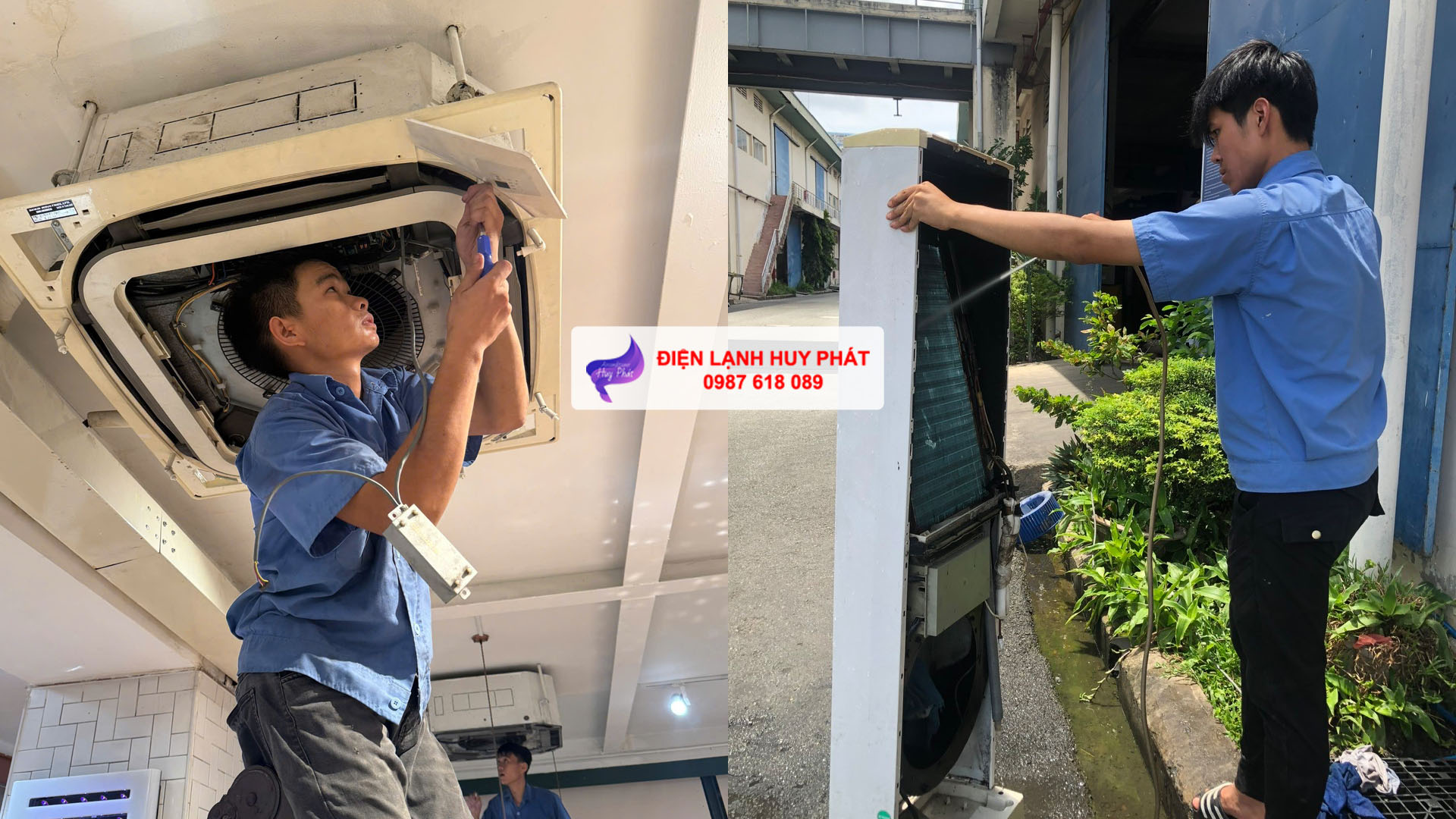 Điện lạnh Huy Phát - Chuyên vệ sinh máy lạnh công nghiệp Tân Bình