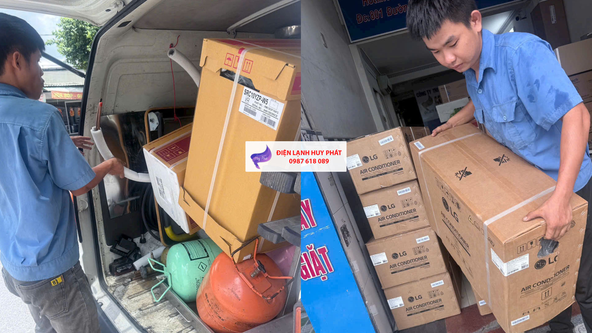 Điện lạnh Huy Phát - Chuyên sửa máy lạnh KCN Vĩnh Lộc Long An
