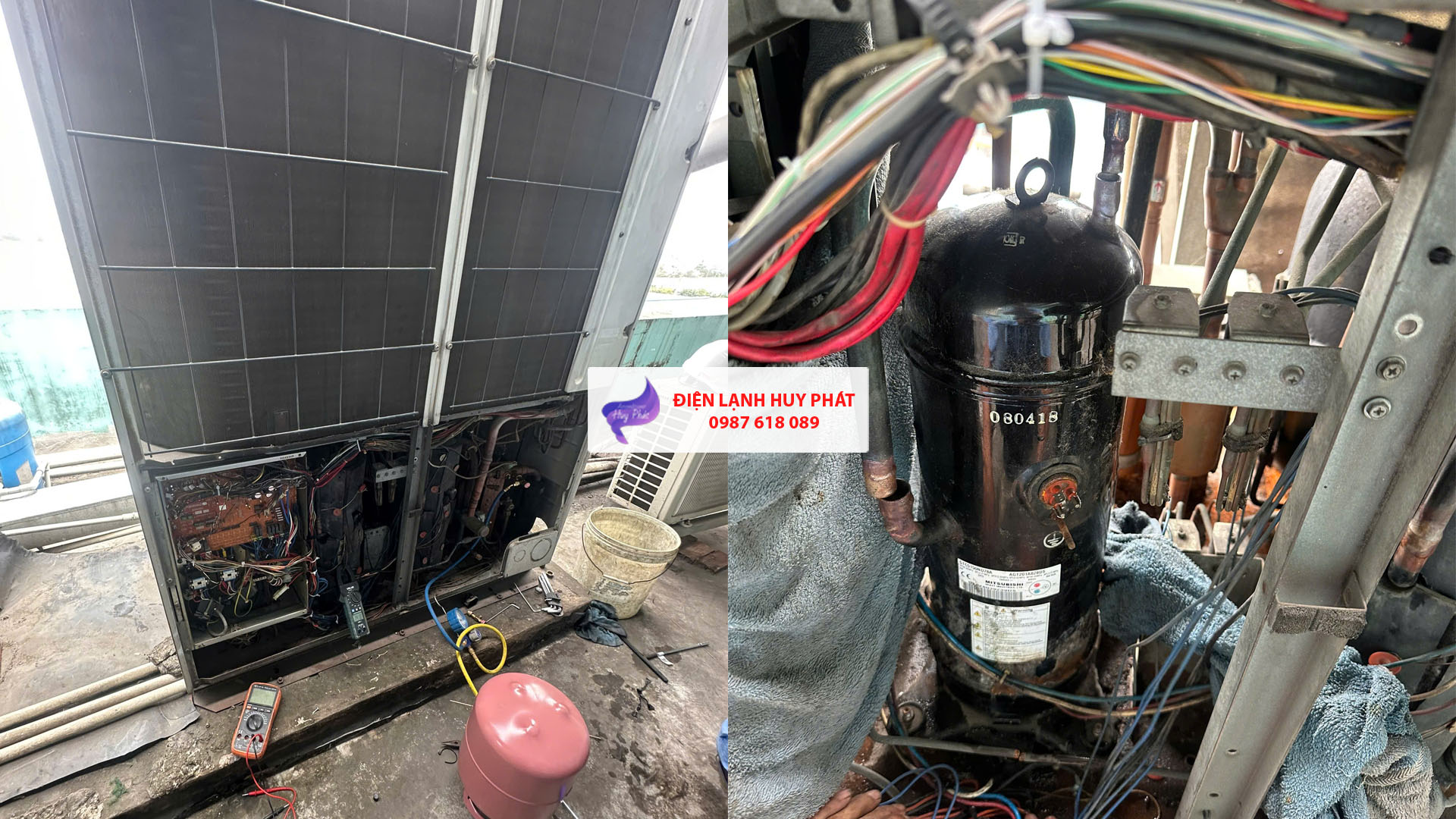 Điện lạnh Huy Phát - Chuyên sửa máy lạnh công nghiệp Long An