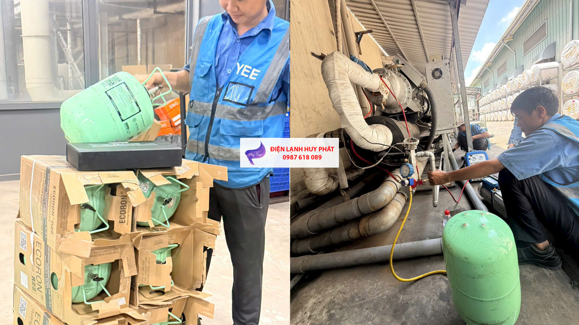 Điện lạnh Huy Phát - Chuyên sửa máy lạnh công nghiệp Tây Ninh