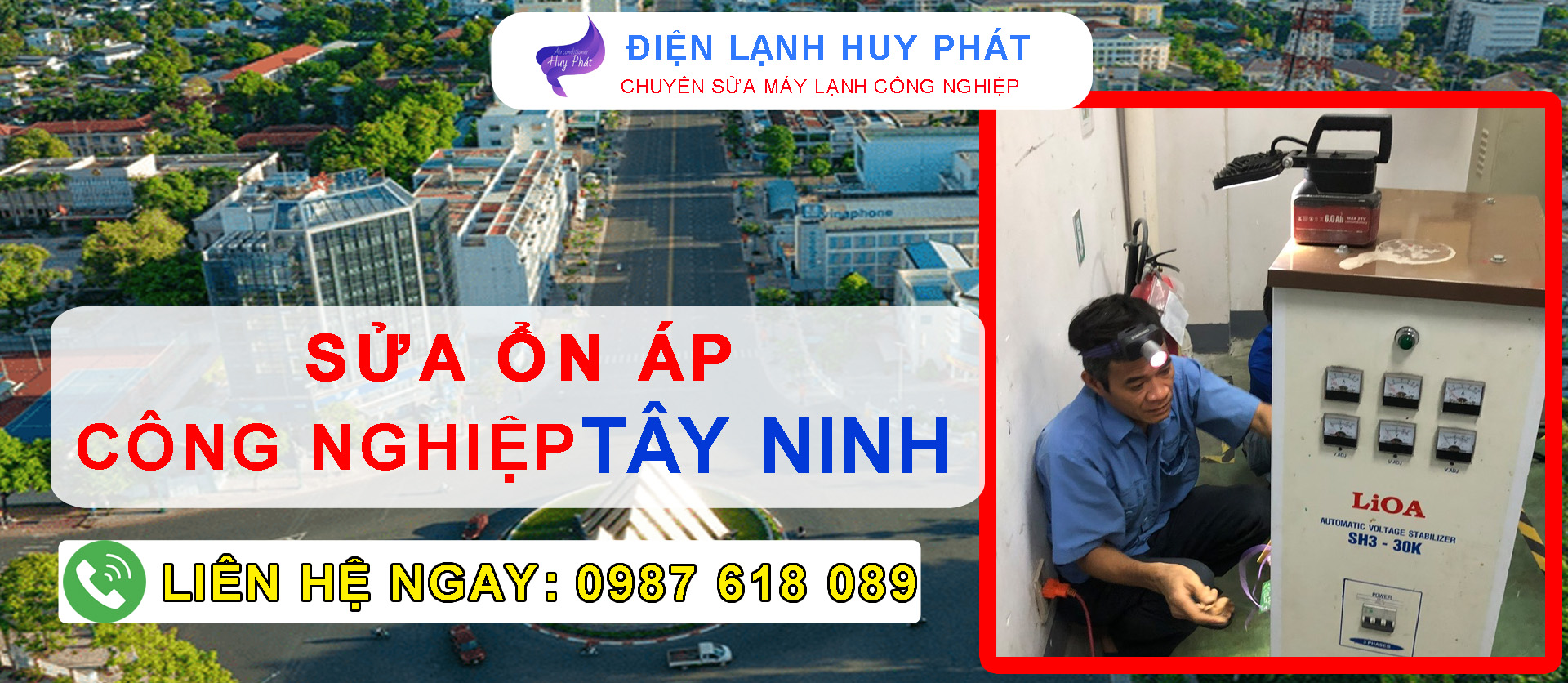 Điện lạnh Huy Phát - Chuyên sửa ổn áp công nghiệp Tây Ninh
